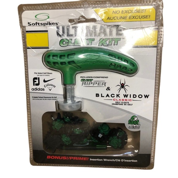 Softspikes Ultimate Golf Cleat Kit Ripper & Black Widow Fast Twist (Open Box) - Picture 5 of 5
